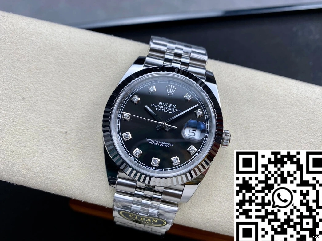 Black Dial Datejust Factory Clean M126334-0012 Rolex 0228